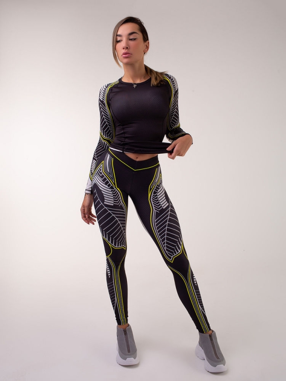 Bona Fide: Rashguard Round Insect "Black" фото 2