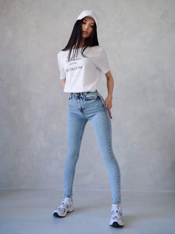 Bona Fashion: Jeans Skinny "Light Blue" фото 10