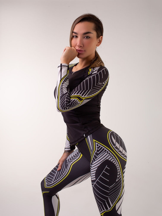 Bona Fide: Rashguard Round Insect "Black" фото 6