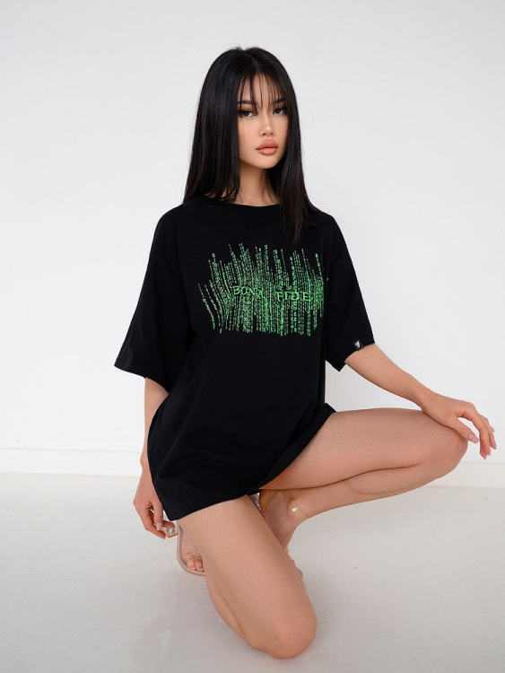 Bona Fashion: OVERSIZE T-shirt "Matrix" фото 10