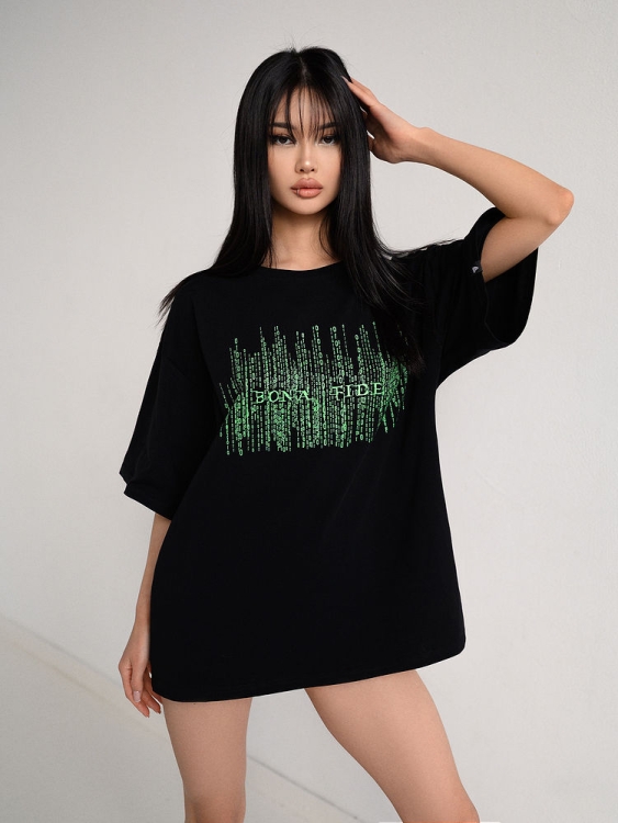 Bona Fashion: OVERSIZE T-shirt "Matrix" фото 6