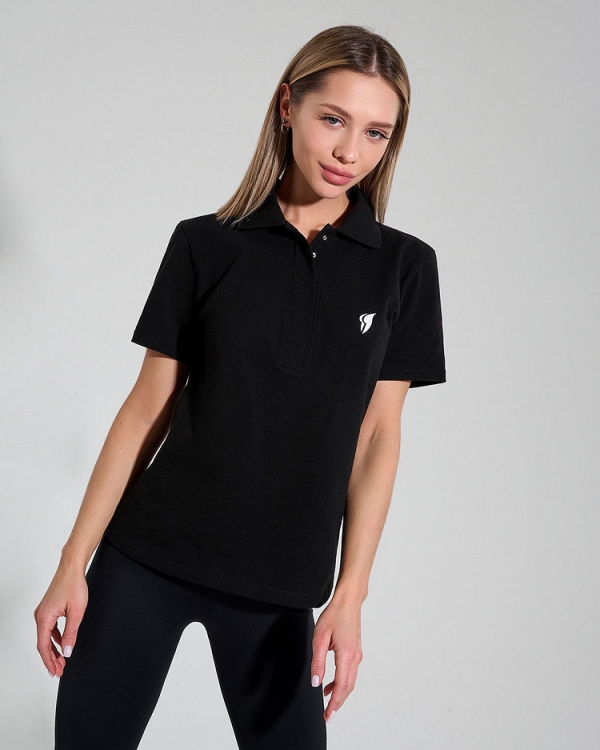 Bona Fide: T-Shirt Polo "Black" фото 1