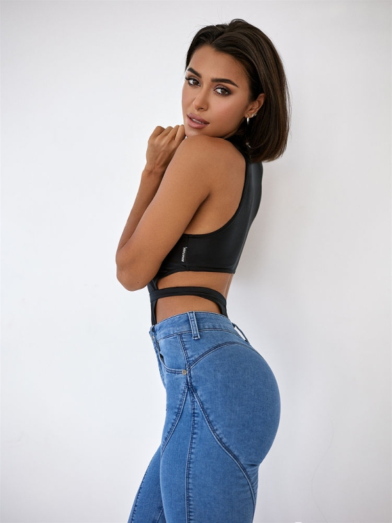 Bona Fashion: Jeans Booty Up "Light Blue" фото 11