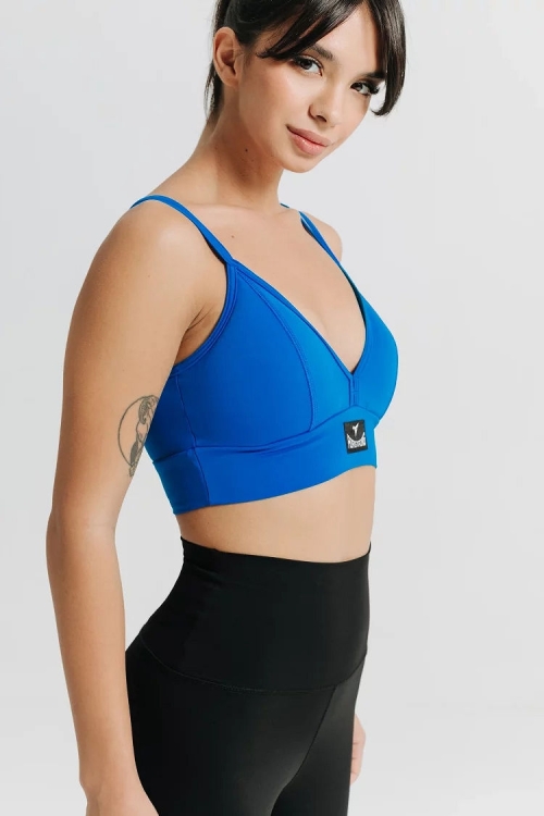 Forstrong Топ Box Bra Синий электрик фото 5