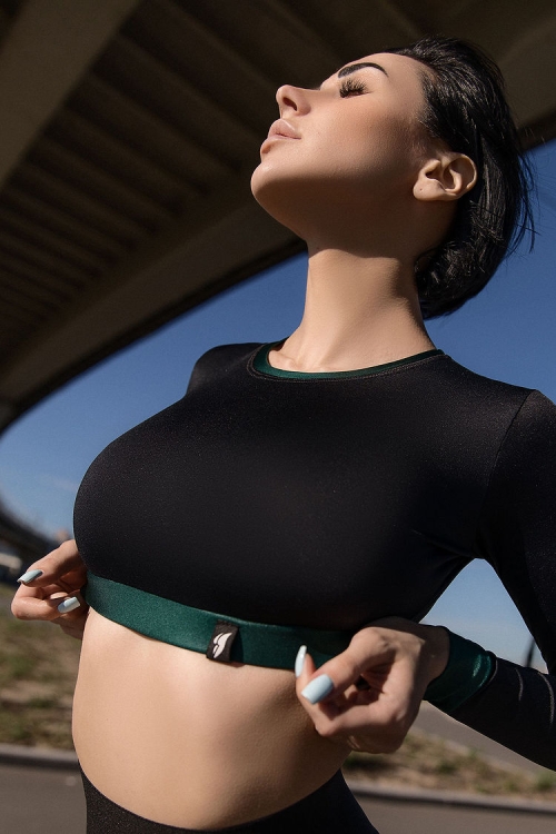 Bona Fide: Rashguard Mini Skin Edition "Black & Green" фото 9