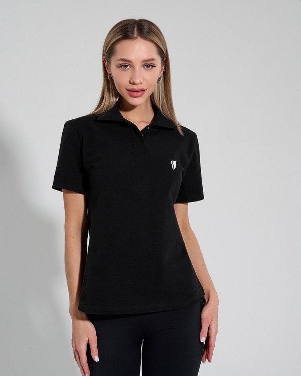 Bona Fide: T-Shirt Polo "Black" фото 5